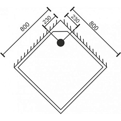 Royal Bath Душевой поддон RB 80HP – фотография-2